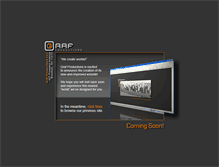 Tablet Screenshot of grafproductions.com